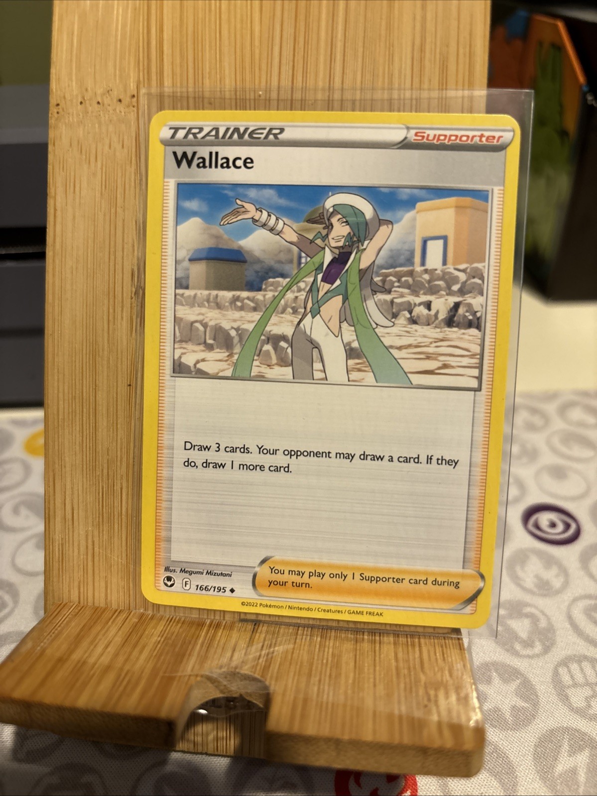 2022 Pokemon Card Silver Tempest Wallace 166/195