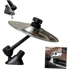 Car Cymbal Air Vent, Mini Metal Drum Car Crash Cymbal for Car Vent,Mini Silver