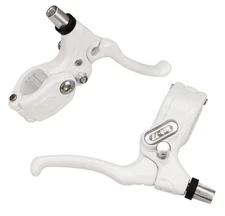 Dia-Compe Tech 77 LOCKING BMX freestyle brake levers lever set - WHITE
