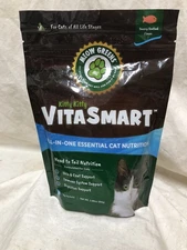 VitaSmart MEOW GREENS Savory Seafood 2.96oz in 28 Packets Nutritional Supplement