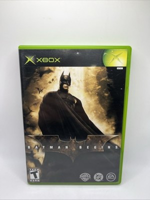 Batman Begins (Microsoft Xbox, 2005) CIB Complete w Manual Tested