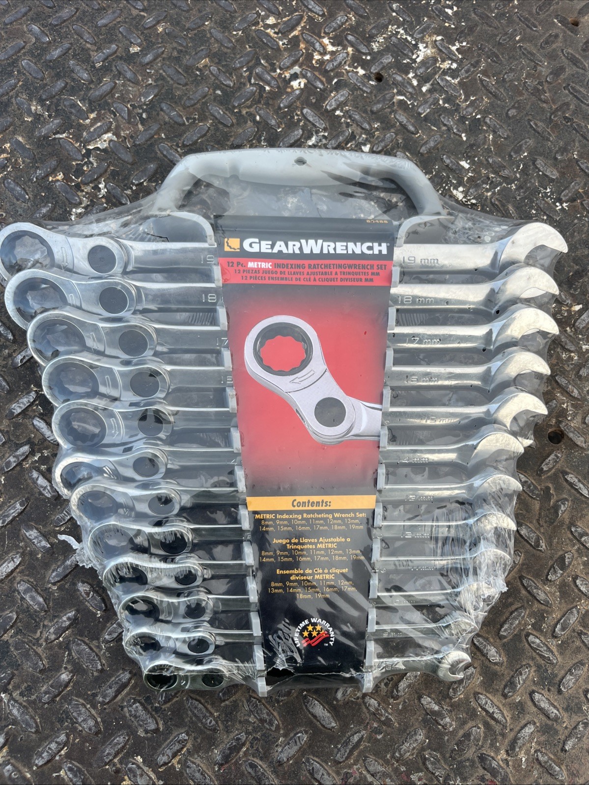 NEW GearWrench 12 Pc Metric Indexing Ratcheting Wrench Set 85488 Rare