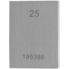 STEINLE Parallelendmaß 25 mm Toleranz 2 Endmaß Endmass Parallelendmaße Stahl