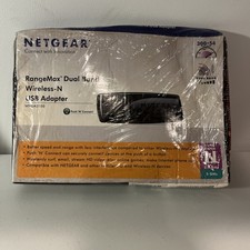 Netgear WNDA3100 USB Wireless N Adapter N600 Dual Band - Factory Sealed
