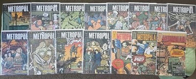 Epic Comics Metropol Comic Lot Volume 1 + 2 Complete Set! Ted Mckeever VF+/NM! 