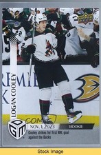 2023-24 Upper Deck Game Dated Moments /1199 Logan Cooley #13 READ 11fi