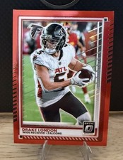 Drake London 2025 Panini Donruss Optic #153 Red Prizm /149