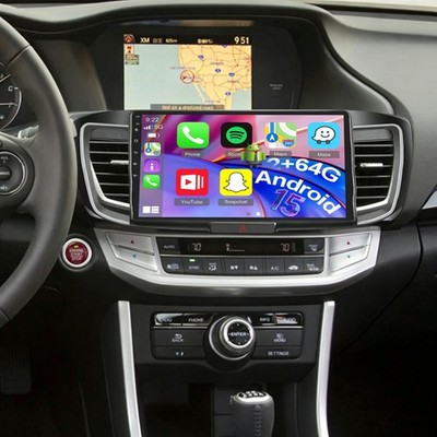 2+64GB Android 15 Carplay Car Stereo Radio For Honda Accord 9 2013-2015 Navi GPS