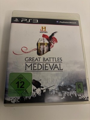 Great Battles Medieval PS3 (PlayStation 3) PAL USK 12 Handbuch