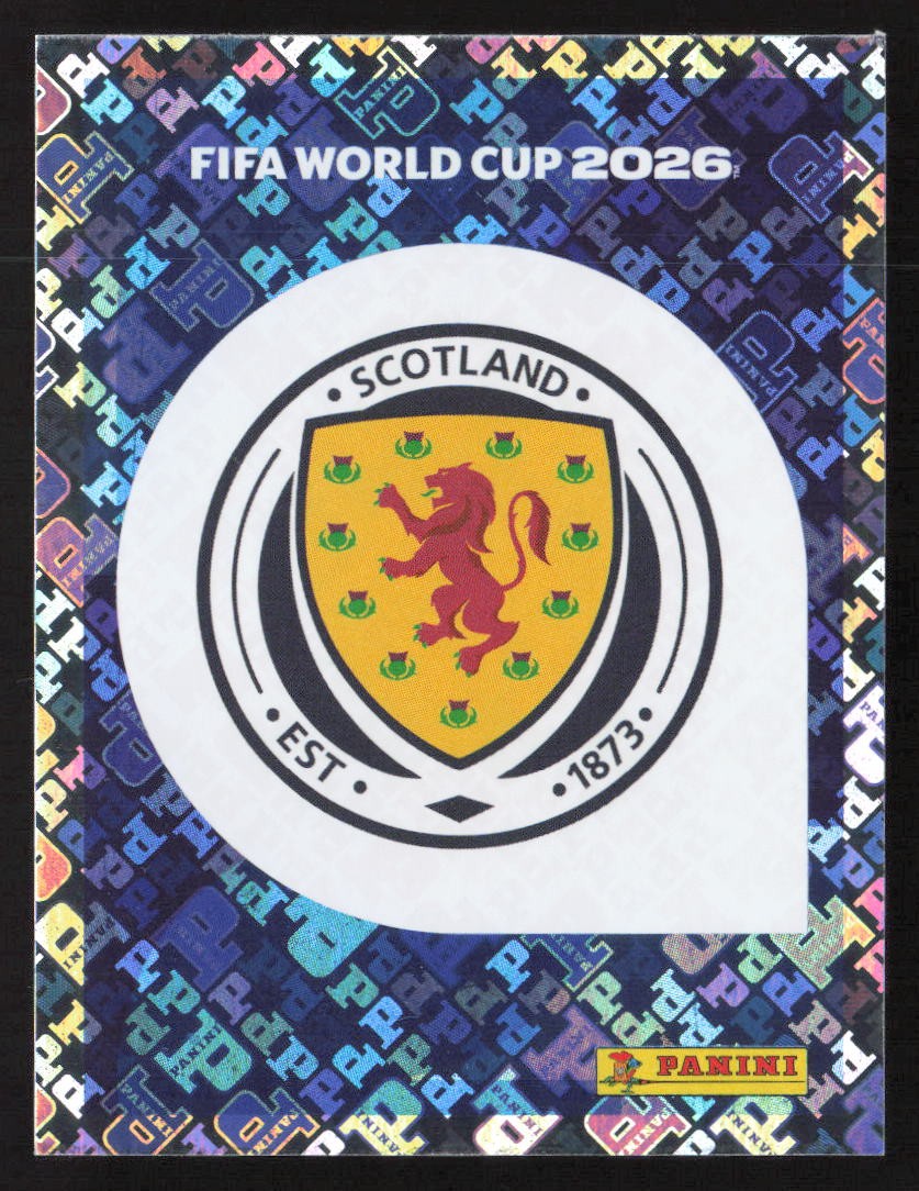 2026 Panini FIFA World Cup Stickers #SCO1 Emblem FOIL