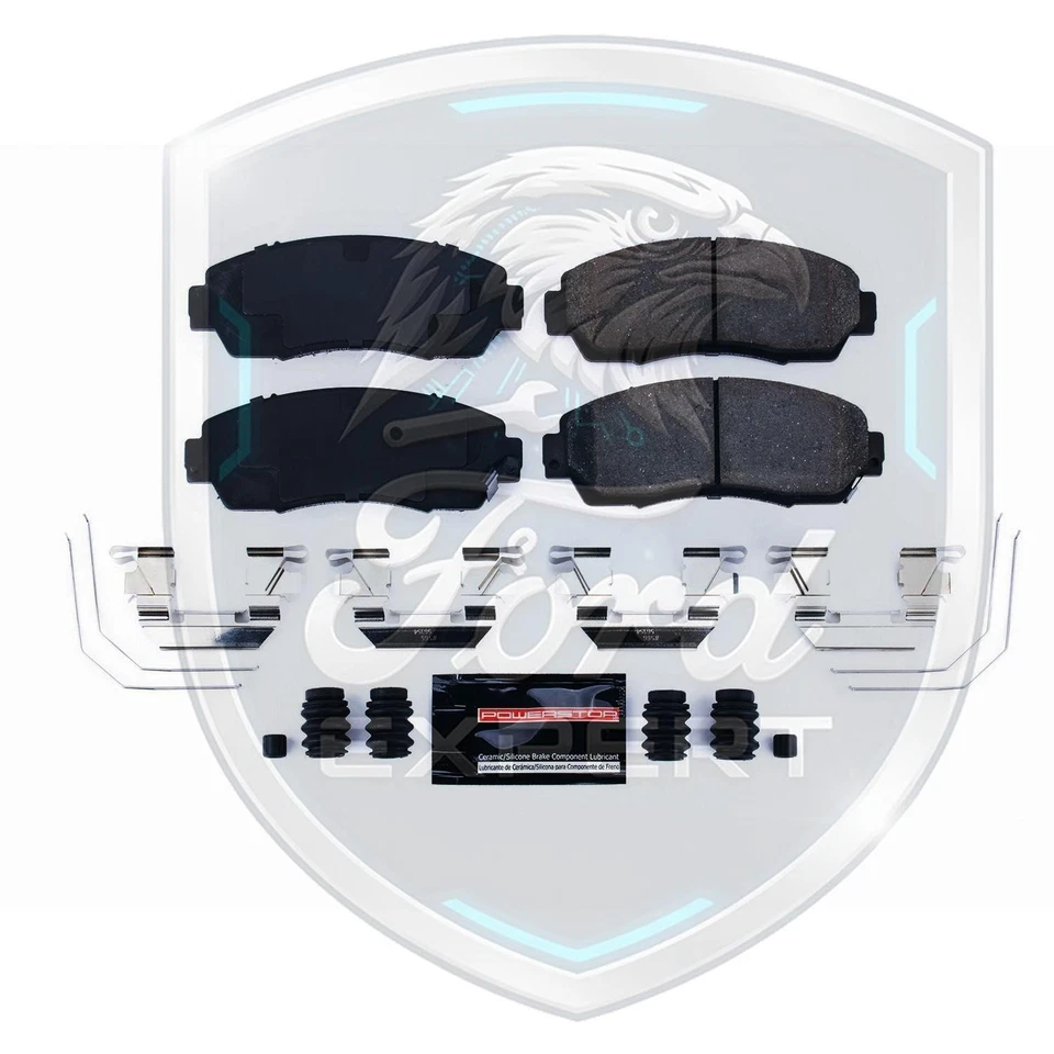 Kit de pastillas de freno delanteras cerámicas premium OE para Honda 2011-2025 9 años de garantía Foto 3 de 4