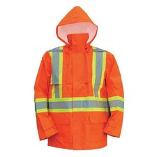 Viking 6323Jo-Xxxxl Hi-Viz Safety Jacket, Polyester, Polyurethane, Class 3 Type