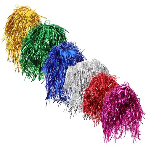 6 Pcs Silver Glitter Wig Blue Wigs for Women Purple Tinsel Cosplay Props - Picture 2 of 12