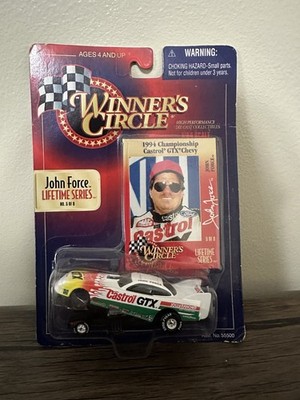 John Force Castrol GTX 1994 Chevy 1/64 Funny Car Winner's Circle 