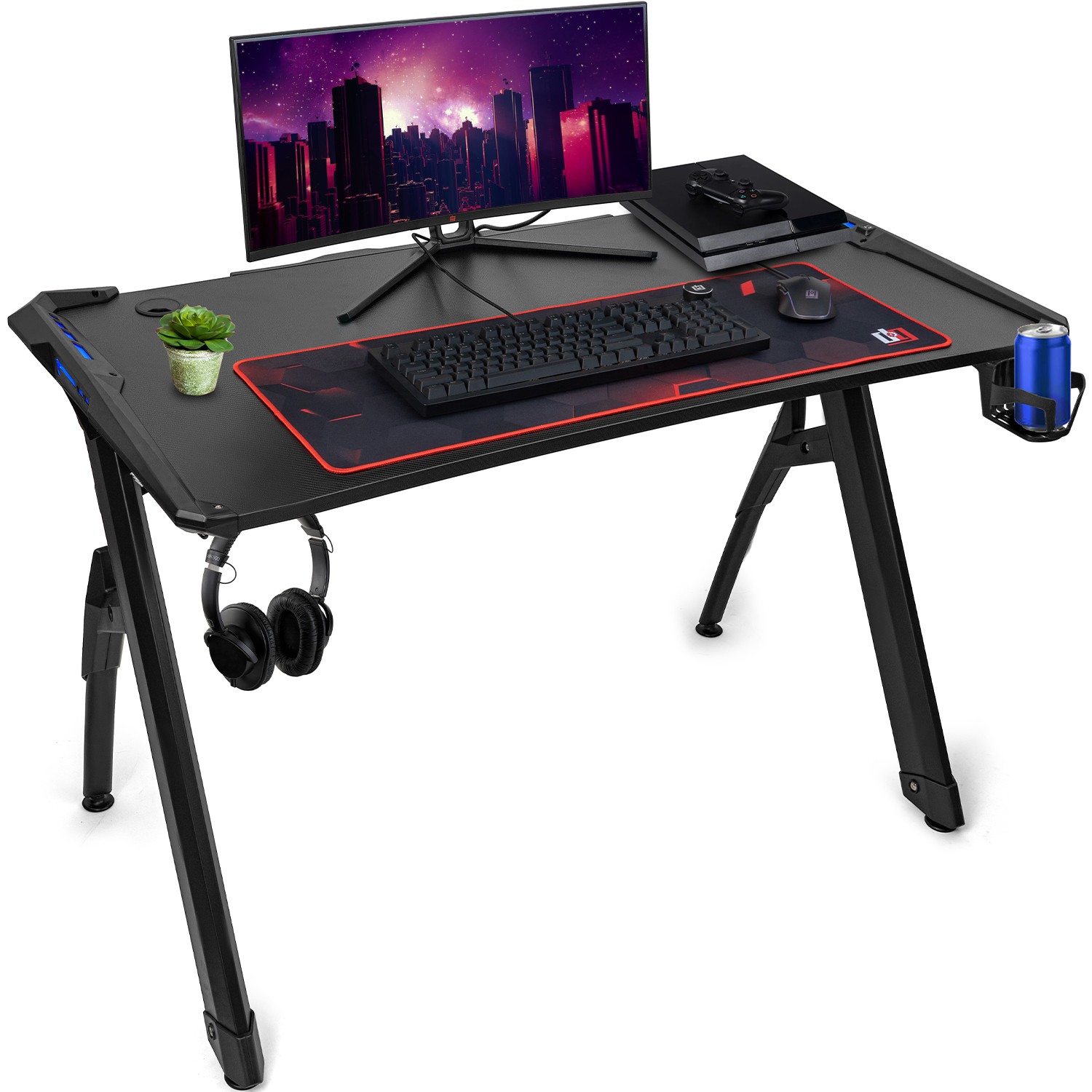 Игровой стол Deco Gear Gaming Desk 47 LED Водонепроницаемый ПК Ноутбук Компьютерный стол Рабочая станция 37890₽