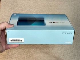 Nintendo 3DS - Aqua Blue Console - Complete CIB - with Box and Manual - System
