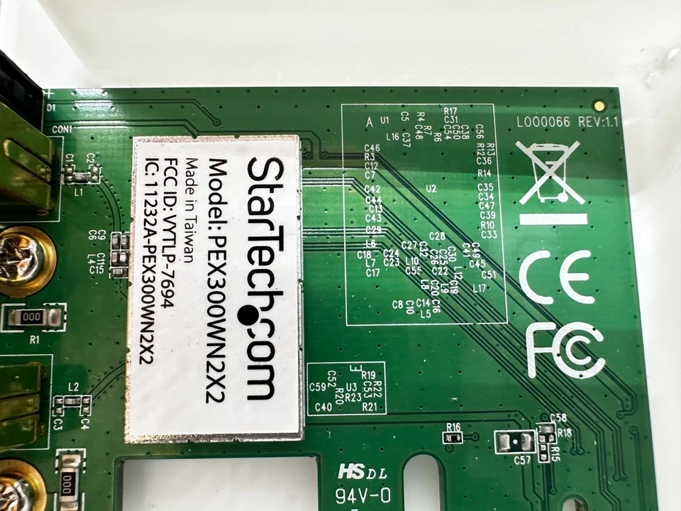 Lot of 16x StarTech PEX300WN2X2 PCI Express 802.11n 300 Mbps Wifi Adapter - Image 3 of 4