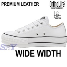 Converse Lift Platform Low Top Leather Womens...
