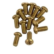 Lincoln Products 1/2 x 10/28 in. Brass Bibb Screws, Case of 144