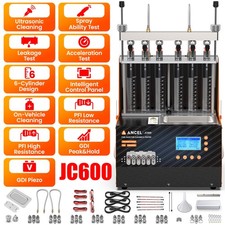 ANCEL JC600 GDI Probador de Inyector de Combustible Coche Inyector Ultrasónico Limpiador Kit de Máquina
