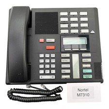 Nortel Norstar M7310 Black Corded Telephone Speakerphone Vintage Office Phone