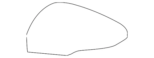 Genuine Subaru Mirror Cover 91054AL040