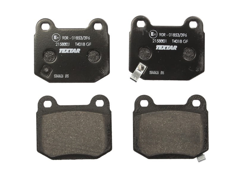 Plaquettes de frein TEXTAR 2158001 pour coupé BRZ 2.0 de 2012 en matériau organique stable
