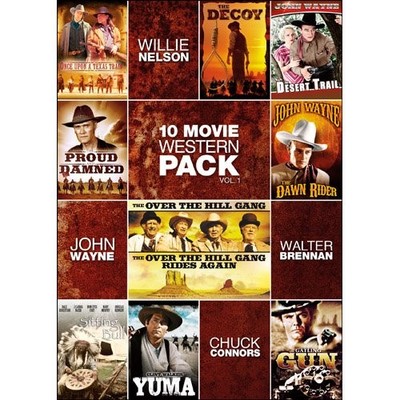 10 MOVIE WESTERN PACK VOLUME 1 - Once Upon A Texas Train/Proud Damned + DVD NEW