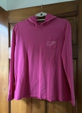 Vineyard Vines Long Sleeve Pink Hoodie T-shir...