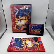 Disney's Aladdin Sega Genesis 1993 CIB Complete w Manual Virgin Games