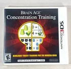 Brain Age: Concentration Training (Nintendo 3DS, 2013) Brand New Sealed