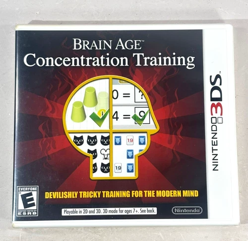 Brain Age: Concentration Training (Nintendo 3DS, 2013) Brand New Sealed