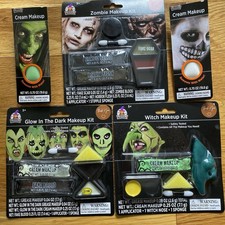 Lot of Different Halloween Makeup kits NEW Zombie, Witch, Glow In The Dark