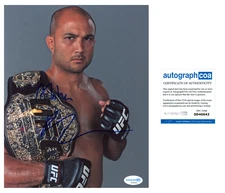 BJ Penn signed "UFC CHAMPION" 8x10 Photo AUTOGRAPHED g  The Prodigy ACOA COA