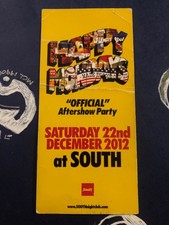 HAPPY MONDAYS Official Aftershow Party MANCHESTER 22/12/2012 GIG RAVE FLYER