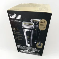 Braun Series 9 PRO+ Electric Razor 9567cc Pro Shave Silver
