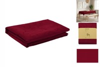 Tischdecke Rechteckig Weinrot 140X220 Cm Jacquard-Optik