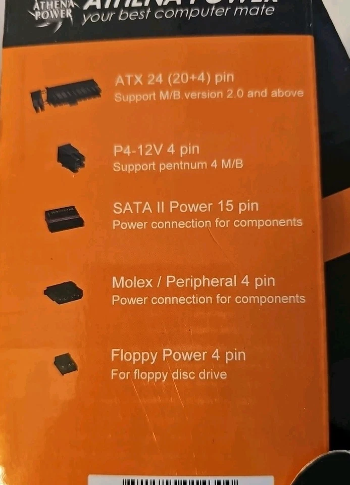 Athena Power AP-MTFX30 300W TFX Form Factor Power Supply - Image 4 of 4