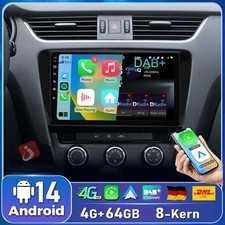 4+64GB Carplay LET DAB+ Android 14 Für Skoda Octavia III 2013-2018 Autoradio GPS