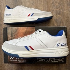Reebok G-Unit G6 White Cobalt Blue Red OG 2003 Size 10.5 Sneakers 10-108362