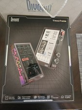 Divoom Times Frame-10.1" Digital Picture Frame Transparent 64GB -Black-open box