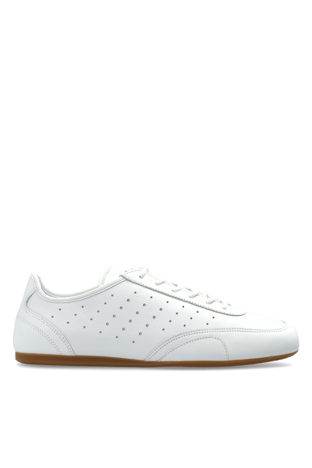 JIMMY CHOO Sunny White Leather Sneakers New & Authentic