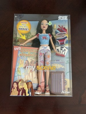 Mattel My Scene Jammin' in Jamaica Nolee 12in Fashion Doll w/ DVD & Accs