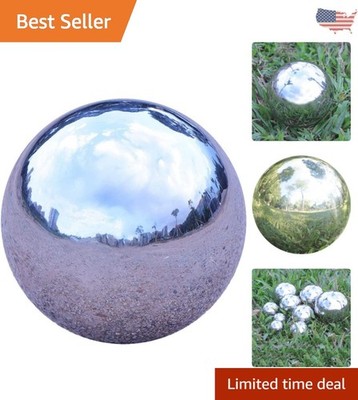 3-Inch Stunning Stainless Steel Gazing Globe - Perfect Gift for Housewarming