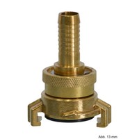 Messing Saug-Und Hochdruckkupplung, 32 Mm, Knaggenabstand 40 Mm