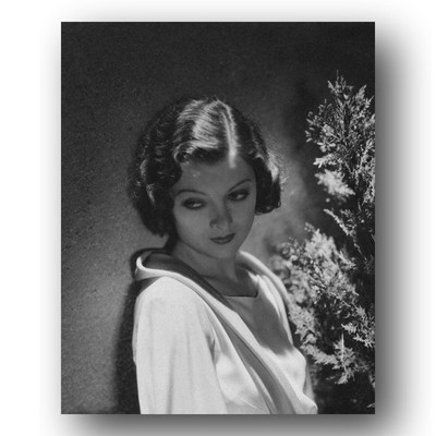 Myrna Loy Photo 8x10 Actress Portrait Leaning Against Wall Evergreens