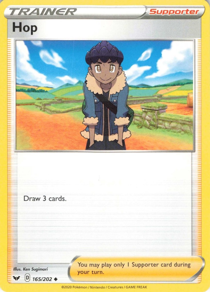 trainer hop pokemon card value 133/159 - Crown Zenith Draw 3 cardsYou may play only 1 Supporter card during your turn. Hop - SWSH: Crown Zenith