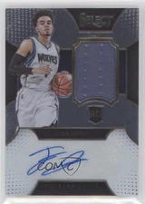 2015-16 Panini Select Rookie Auto Materials /125 Tyus Jones #RA-TJS Auto RC