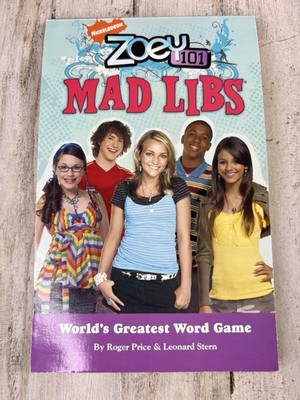 Zoey 101 Nickelodeon Mad Libs Leonard, Price, Roger Stern