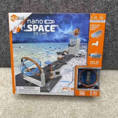 NEW HexBug Nano Space Zip Line Vibration Powered Robot 26 Piece Kit Hex Bug
